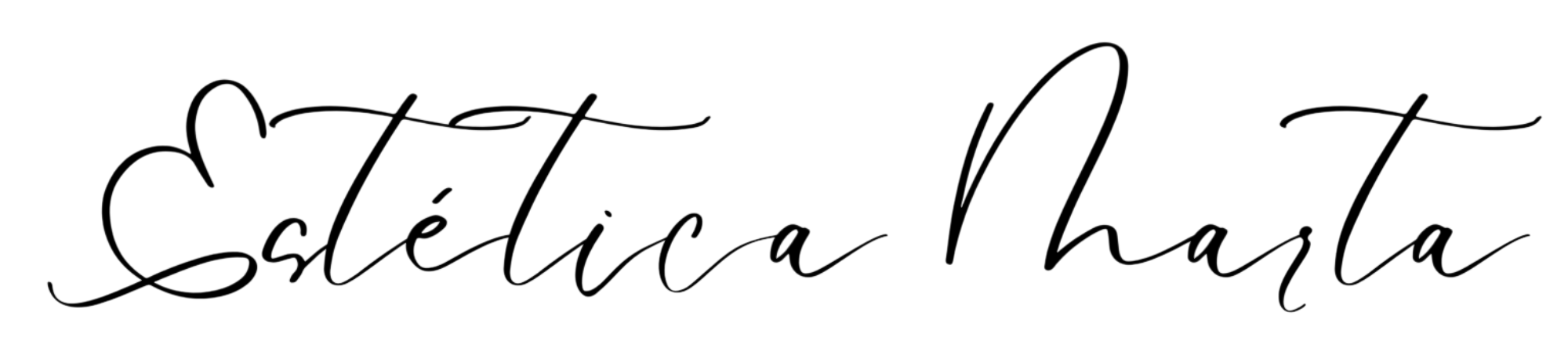 Logotipo estética Marta